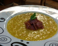 Sopa creme de mandioquinha - muito fácil