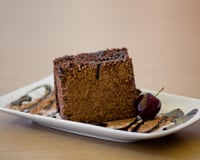 Bolo de chocolate no micro-ondas