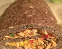 Rocambole de carne moída