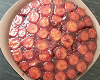 Bolo de banana e aveia caramelado