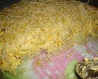 Creme de frango com purê de batatas