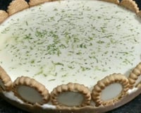 Torta de limão com chocolate branco