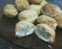 Ovo recheado com sardinha