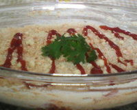 Frango desfiado com molho branco