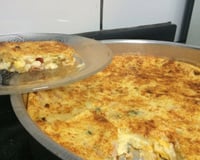 Torta de presunto e queijo cremosa