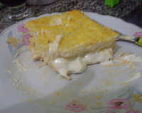 Torta de frango com pão de fôrma