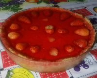 Torta gelada de morango