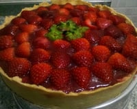 Torta de morango com iogurte