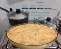 Lasanha de frango simples