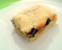 Torta de sardinha com duas massas