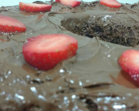 Bolo de iogurte e creme de avelã