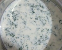 Molho Branco com Espinafre