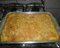 Torta de batata recheada