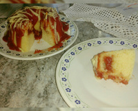 Bolo dois amores (queijo com goiabada)