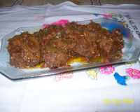 Carne assada com estilo