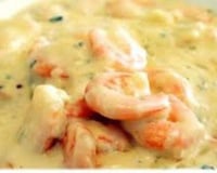 Camarão ao molho branco especial