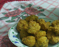 Bolinho de arroz simples da Valéria