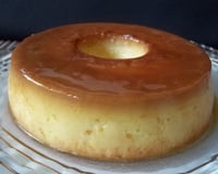 Pudim de pão com leite condensado