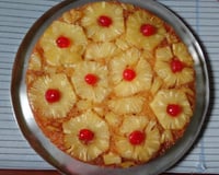 Bolo de abacaxi caramelizado