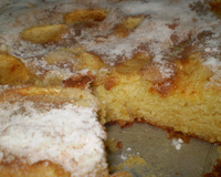 Bolo de maçã com laranja