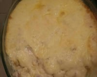 Ravioli com molho branco de calabresa