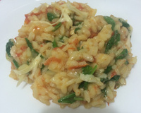Risoto Urbano de tomate seco com rúcula