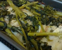 Filé de peixe ao forno