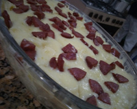 Espaguete ao molho branco com filé de frango