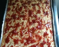 Cuca simples com farofa