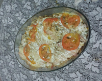 Macarrão com molho de carne moída ao forno