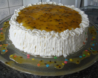 Bolo chiffon de maracujá