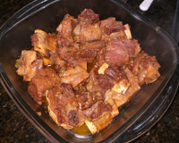 Costela no bafo na panela de pressão