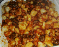 Nhoque perfeito com molho de bacon