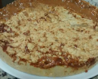 Cuca de banana com doce de leite