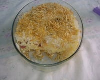 Arroz de forno com linguiça