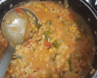 Risoto Simples gostoso sem carne vegetariano