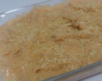 Macarrão com frango na panela de pressão