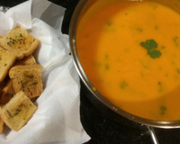 Sopa de legumes com jerimum (abóbora)