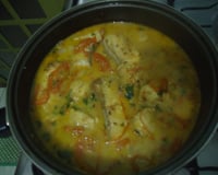 Peixe ao molho de leite de coco