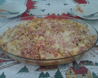 Macarrão talharim de forno