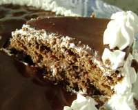 Bolo de chocolate para aniversário