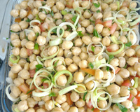 Salada de grão-de-bico