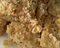 Bolo de couve-flor com arroz