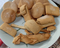 Bolacha caseira de baunilha