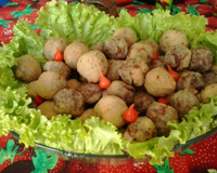 Bolinho de carne moída simples