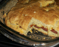 Cachorro quente de forno