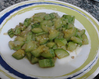 Abobrinha refogada, simples e saborosa