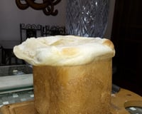Pão caseiro feito na panificadora doméstica