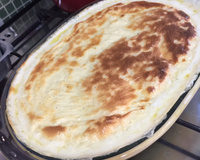 Bacalhau ao molho branco e purê