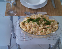 Risoto de bacalhau